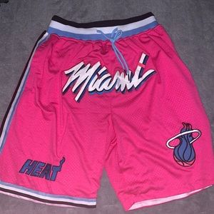 Miami Heat shorts. Miami Vice colorway